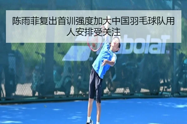 陈雨菲复出首训强度加大中国羽毛球队用人安排受关注